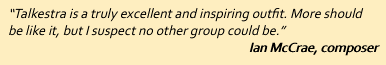“Talkestra is a truly excellent