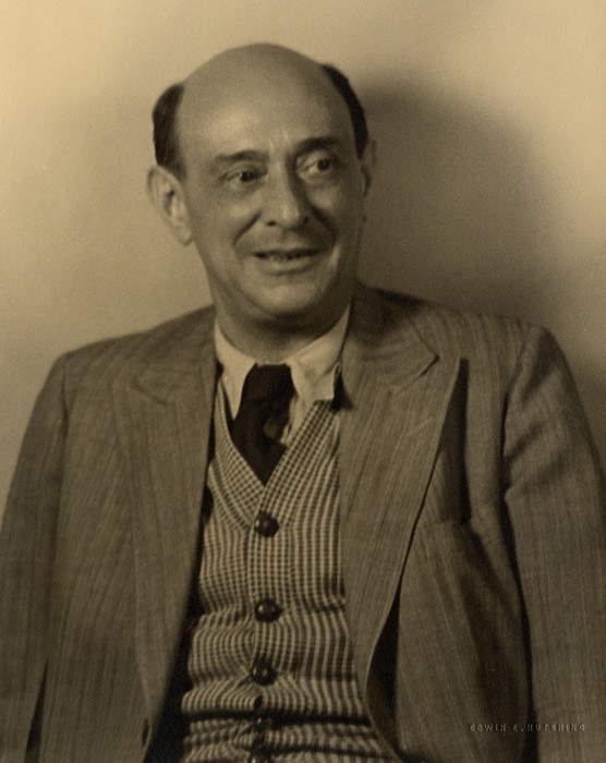 Arnold Schoenberg, photographed in later life
